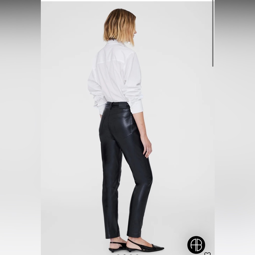 Anine bing Bruno Leather pants BNWT - Picture 3 of 8